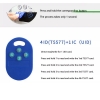 Picture of Blue RFID rewriteable multi Key fob 4 x 125 KHZ T5577 EM ID and magic writeable IC 13.56 Mhz. Keyfob tag. 70102978